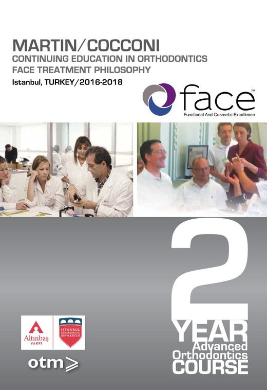 FACE kurs broşürü, 2016–2018